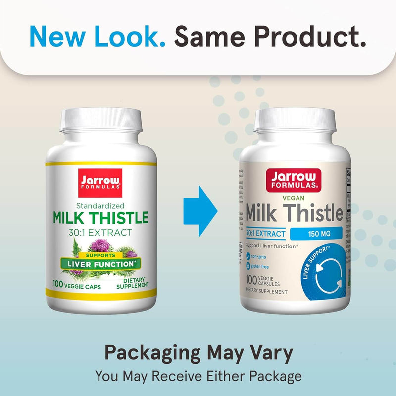 Jarrow Formulas Standardized Milk Thistle 150 mg 100 Veggie Caps - DailyVita