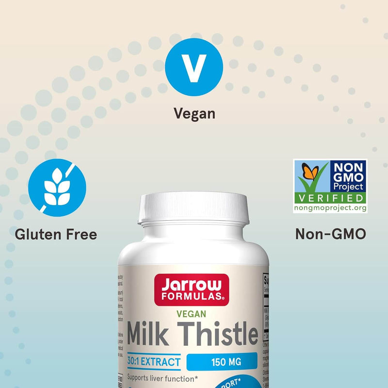 Jarrow Formulas Standardized Milk Thistle 150 mg 100 Veggie Caps - DailyVita