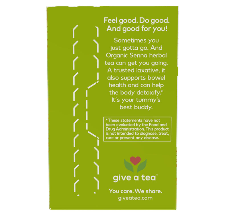 NOW Foods Senna Tea Organic 24 Tea Bags - DailyVita