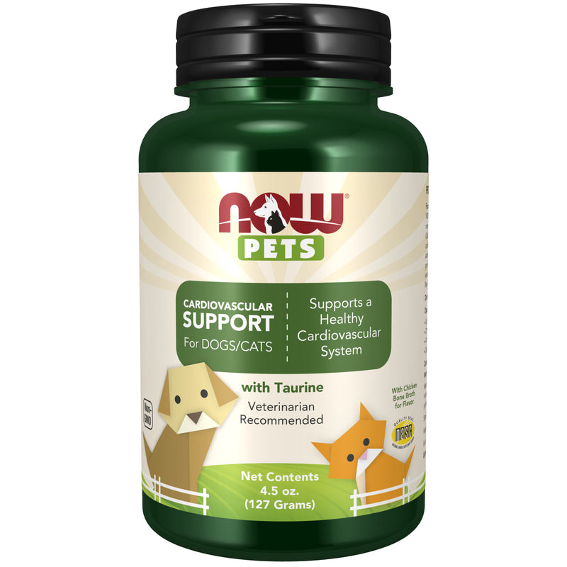NOW Cardiovascular Support for Dogs & Cats - 4.5 oz. Powder - DailyVita