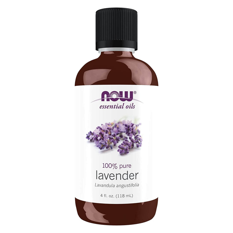 CLEARANCE! NOW Foods Lavender Oil 4 fl oz, Stain or Minor Damage - DailyVita