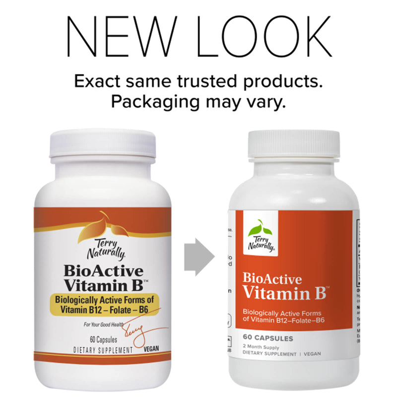Terry Naturally BioActive Vitamin B 60 Caps - DailyVita