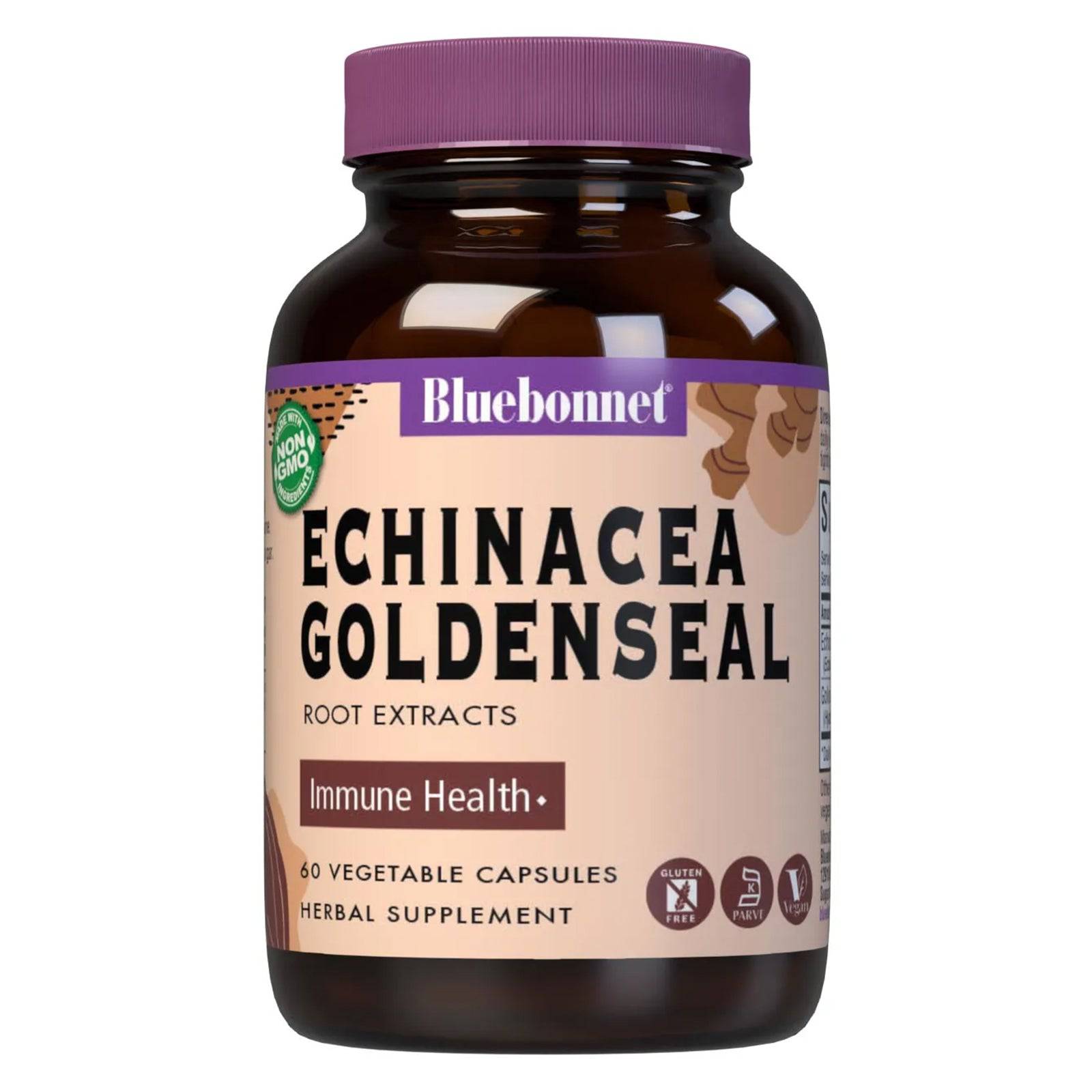 SOLARAY Echinacea Angustifolia & Purpurea Root, Veg Cap (Btl-Plastic) 460mg | 100ct
