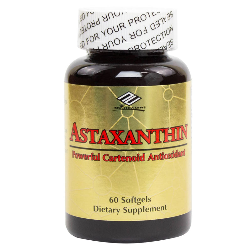 NuHealth Astaxanthin 10 mg 60 Softgels - DailyVita