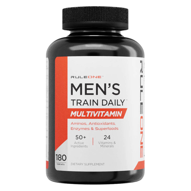 RULE ONE Men's Train Daily Multi-Vitamin 180 Tablets - DailyVita