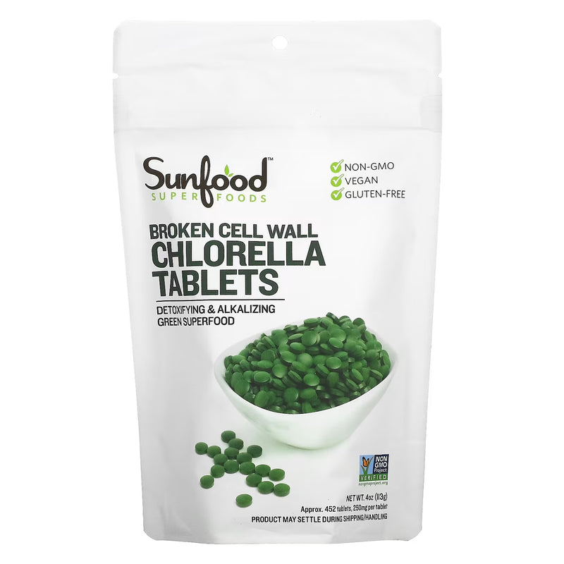 Sunfood Chlorella Tablets 4 oz - DailyVita