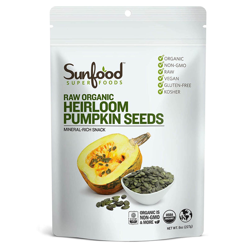 Sunfood Pumpkin Seeds Heirloom 8 oz - DailyVita