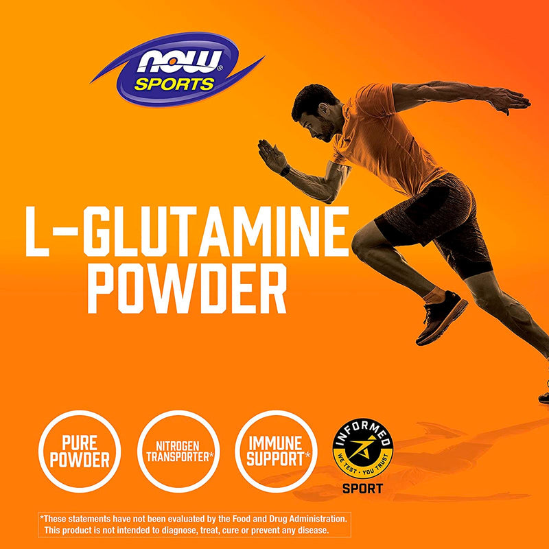 NOW Foods L-Glutamine Powder 1 lb - DailyVita