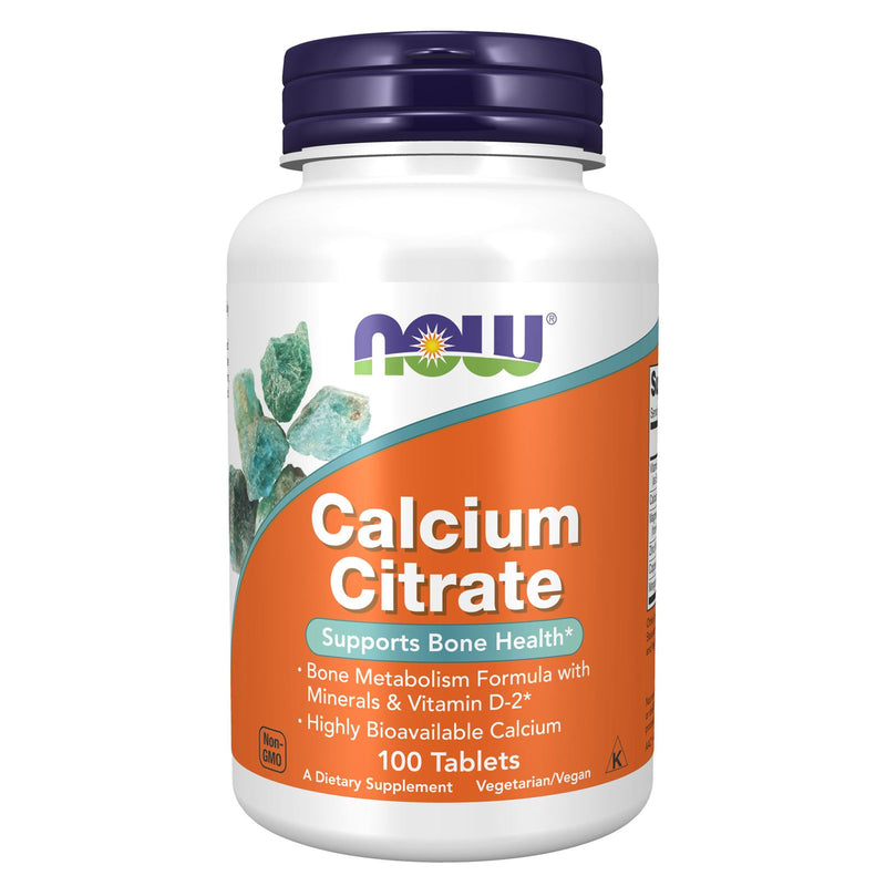 NOW Foods Calcium Citrate 100 Tablets - DailyVita
