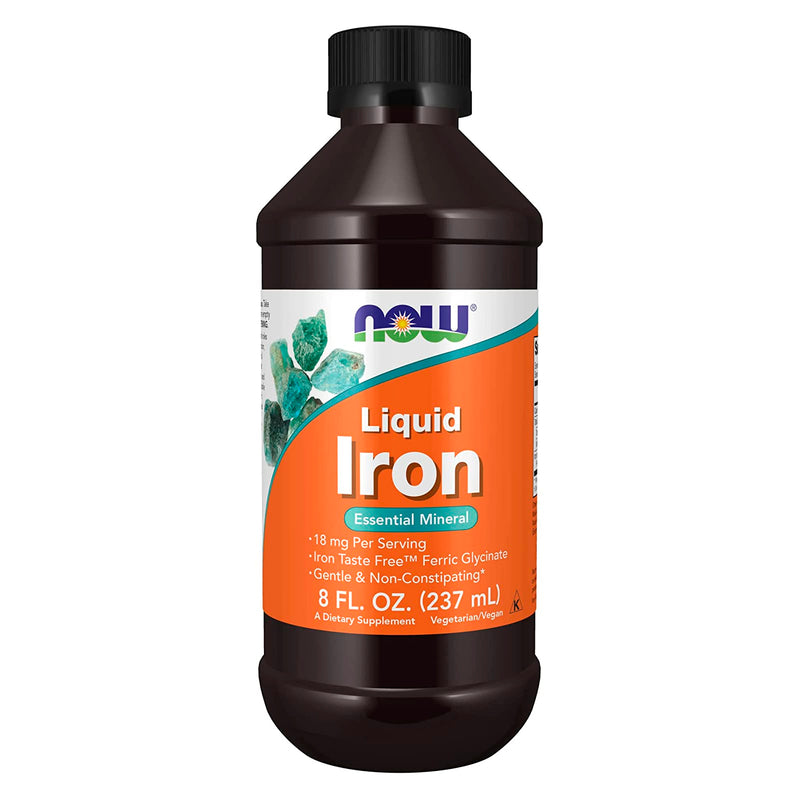 NOW Foods Iron Liquid 8 fl oz - DailyVita