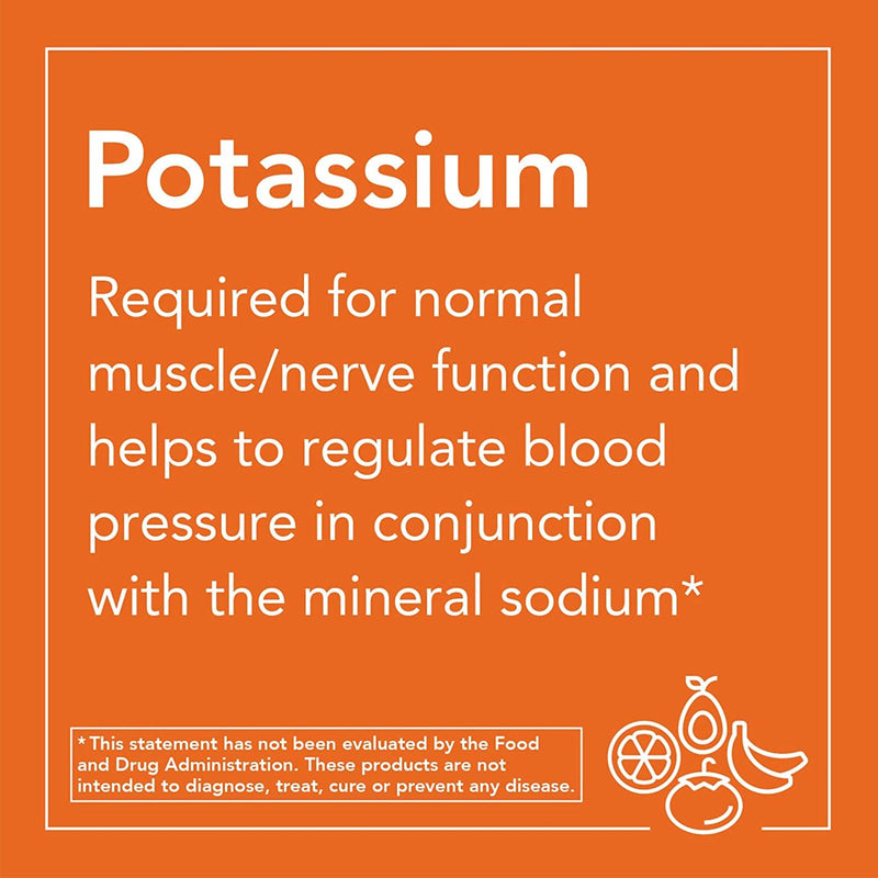 NOW Foods Potassium Citrate 99 mg 180 Veg Capsules - DailyVita