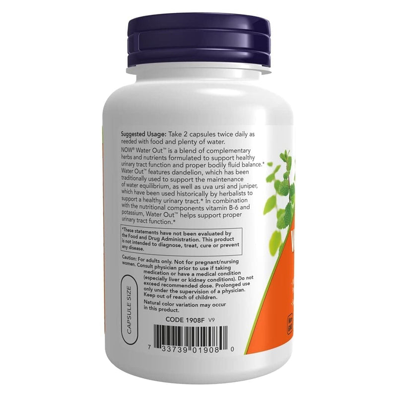 NOW Foods Water Out 100 Veg Capsules - DailyVita