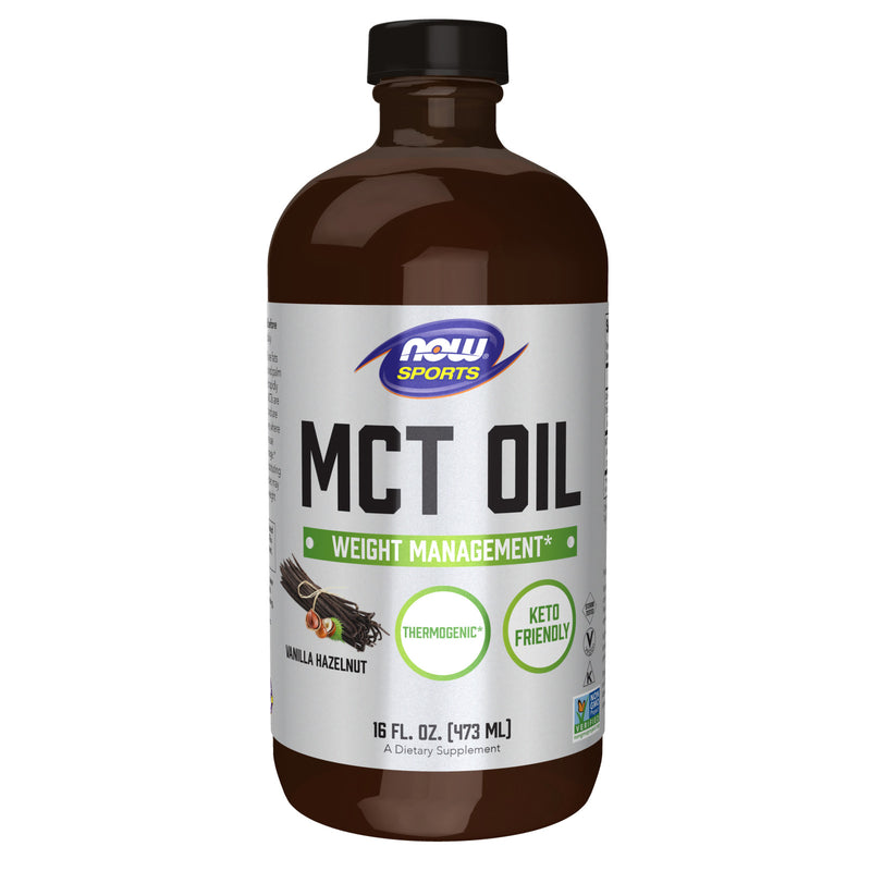 NOW Foods MCT Oil Vanilla Hazelnut - DailyVita