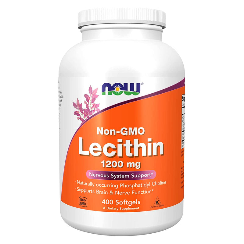 NOW Foods Lecithin 1200 mg 400 Softgels - DailyVita