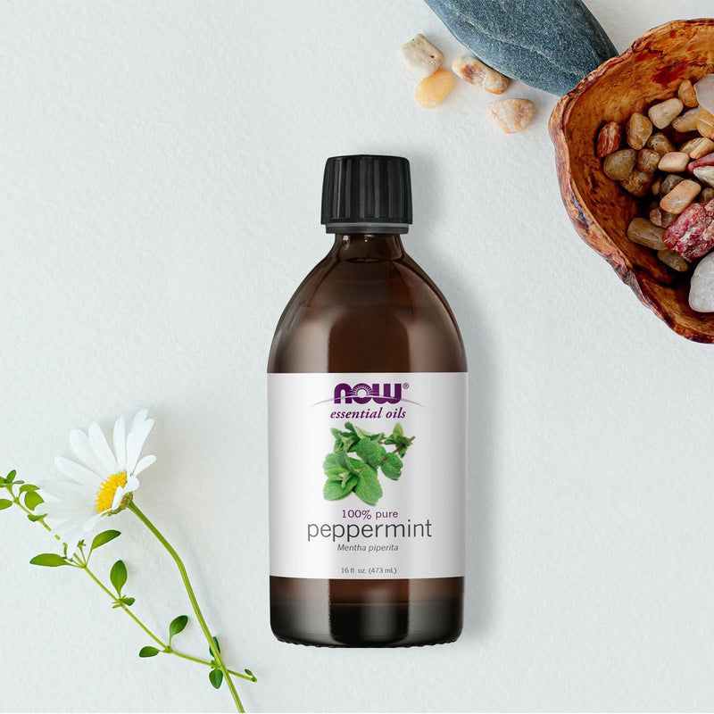 NOW Foods Peppermint Oil 16 fl oz - DailyVita
