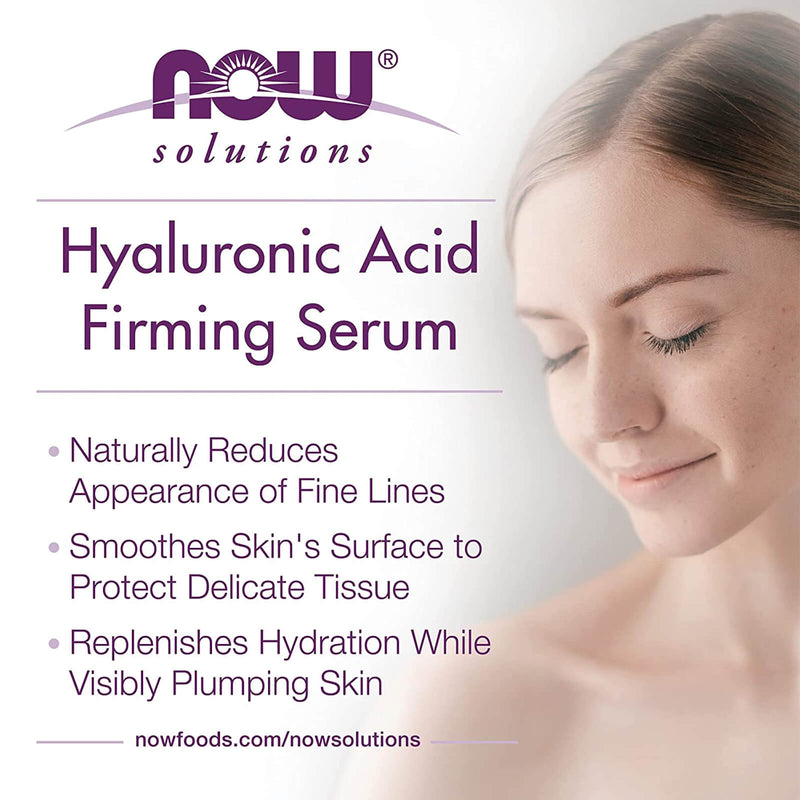 NOW Foods Hyaluronic Acid Firming Serum 1 fl oz - DailyVita