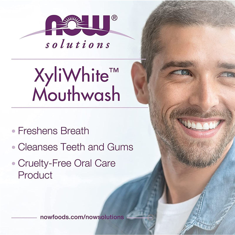 NOW Foods Xyliwhite Refreshmint Mouthwash 16 oz - DailyVita