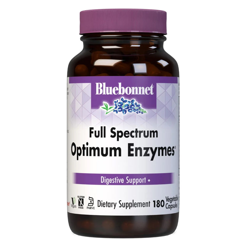Bluebonnet Full Spectrum Optimum Enzymes 180 Veg Capsules - DailyVita