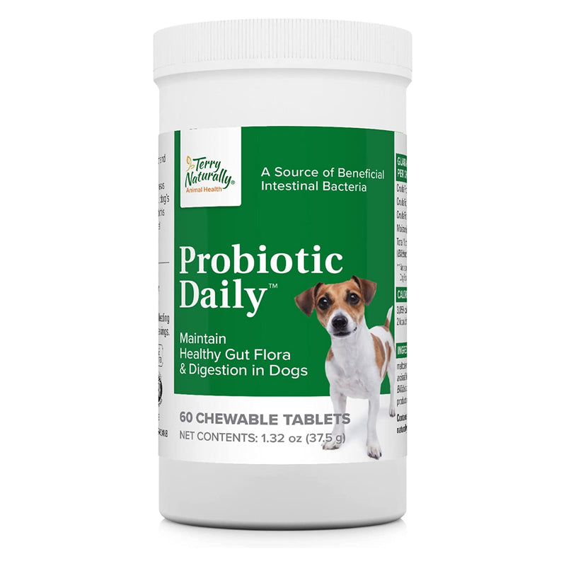 Terry Naturally Probiotic Daily 60 Chews - CANINE for Dogs - DailyVita