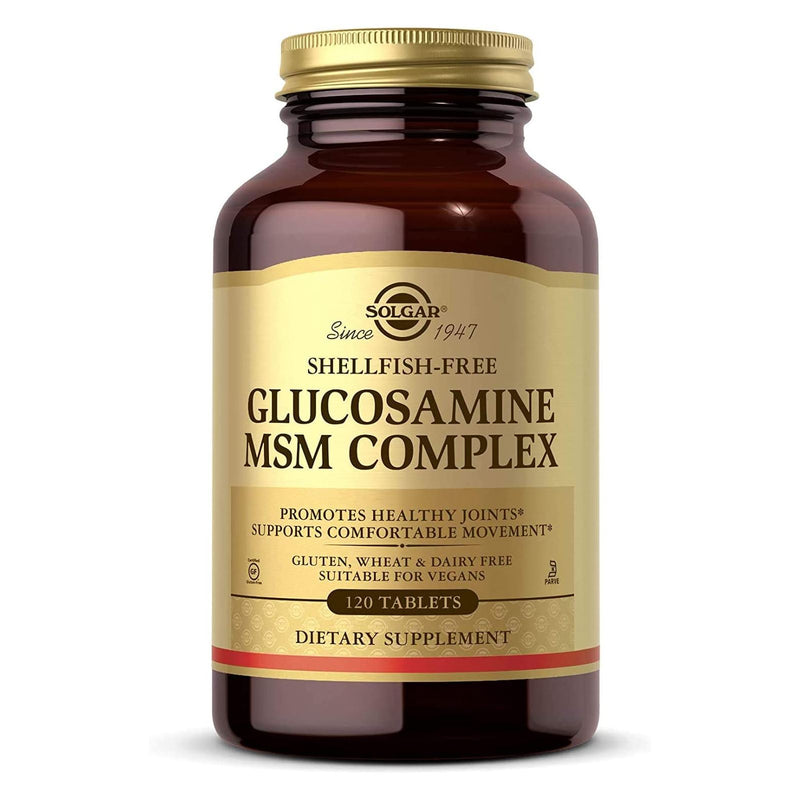 Solgar Glucosamine MSM Complex (Shellfish-Free) 120 Tablets - DailyVita