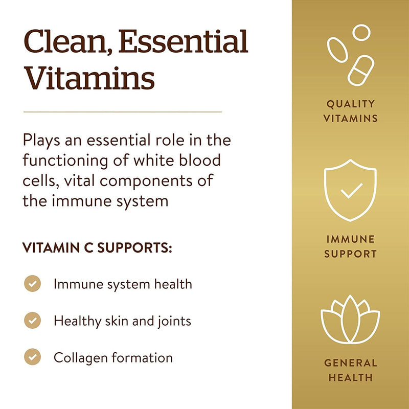 Solgar Vitamin C 1000 mg 250 Vegetable Capsules - DailyVita
