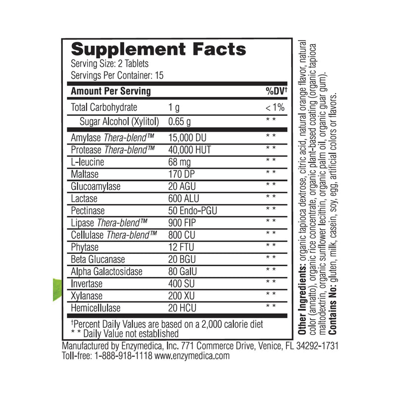 Enzymedica Digest Chew 30 Capsules - DailyVita