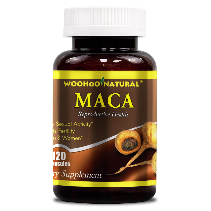 WooHoo Natural Maca 500 mg 120 Capsules - DailyVita