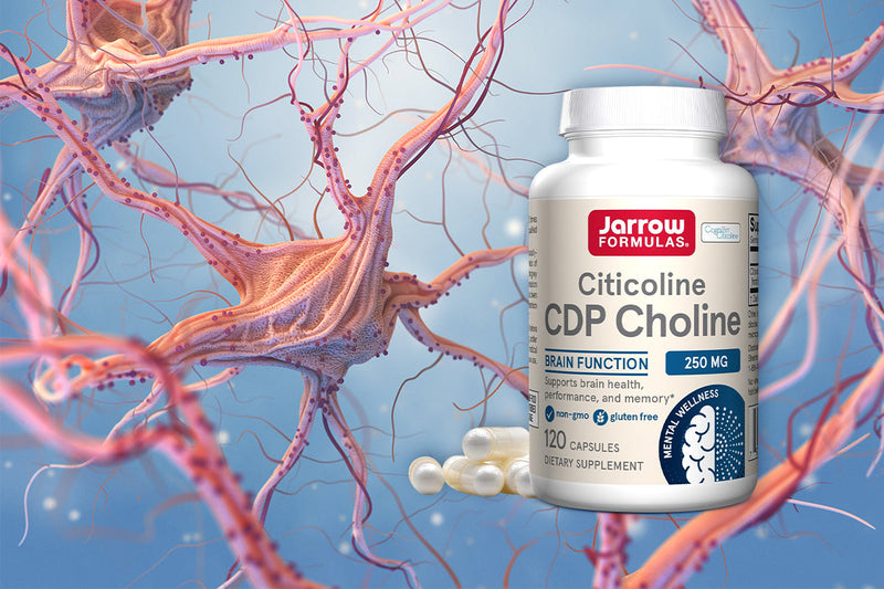 Elevate Cognitive Function with Jarrow Citicoline CDP Choline Capsules