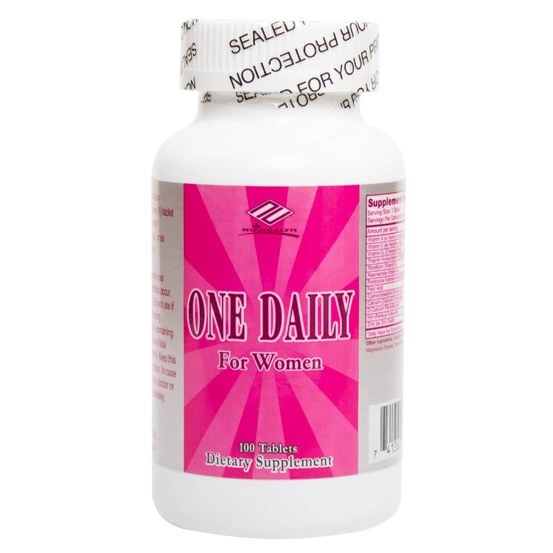 CLEARANCE! NuHealth One Daily for Women 100 Tablets, BEST BY 06/2024 - DailyVita