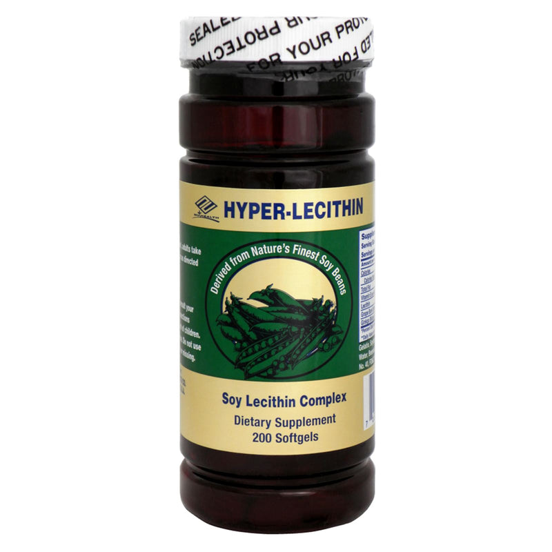 NuHealth Hyper-Lecithin 1000 mg 200 Softgels - DailyVita