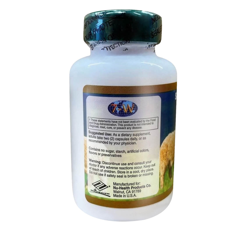 NuHealth Sheep Placenta Complex 100 mg 100 Capsules - DailyVita