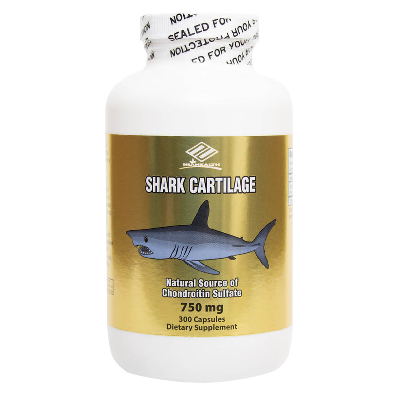 CLEARANCE! NuHealth Shark Cartilage 750 mg 300 Capsules, DENT - DailyVita