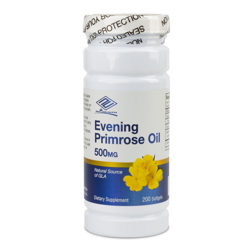 NuHealth Evening Primrose Oil 500 mg 200 Softgels - DailyVita