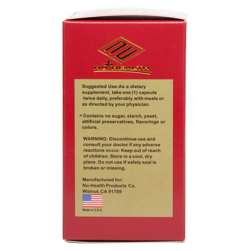 NuHealth American Ginseng Concentrate 60 Capsules - DailyVita
