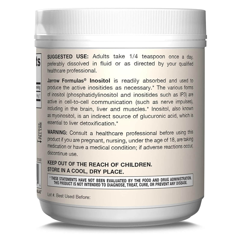 Jarrow Formulas Inositol 600 mg Powder 8 oz (227 g) - DailyVita