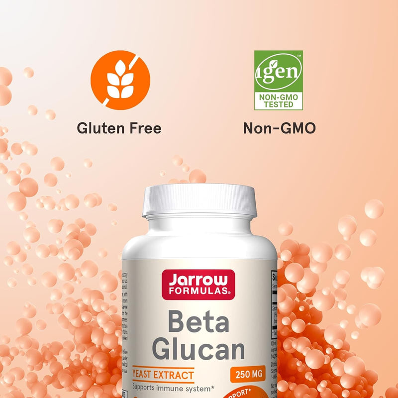 Jarrow Formulas Beta Glucan 250 mg 60 Capsules - DailyVita