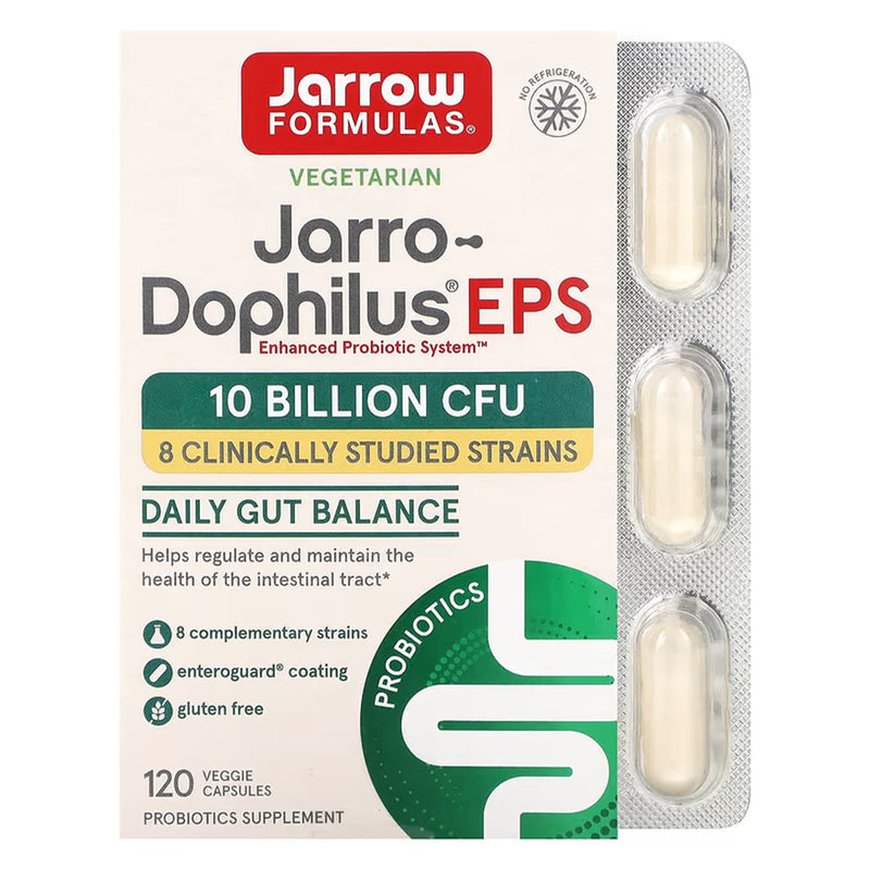 Jarrow Formulas Jarro-Dophilus® EPS - 10 Billion CFU - 120 Veggie Caps - DailyVita