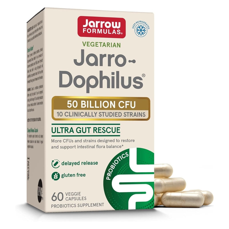 Fórmulas Jarrow, Jarro-Dophilus Ultra, 50 bilhões, 60 cápsulas vegetarianas