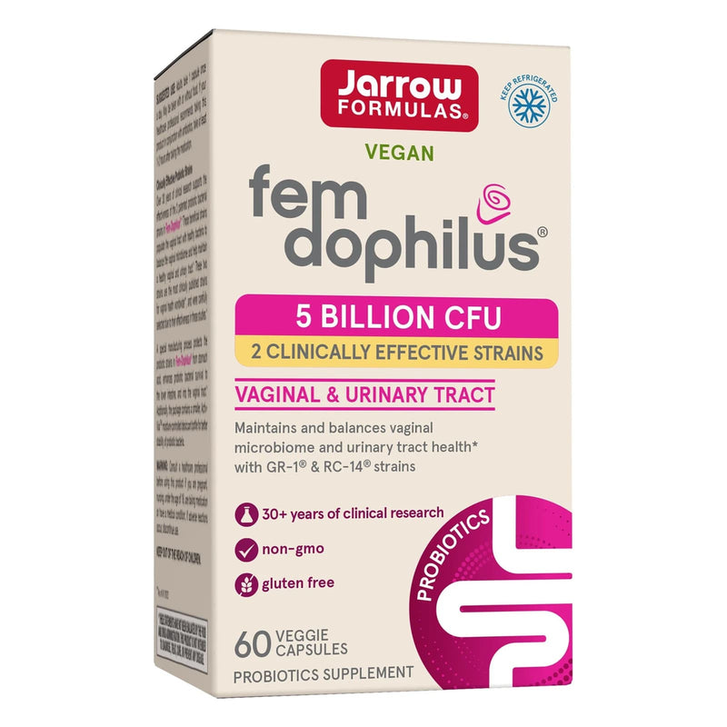 CLEARANCE! Jarrow Formulas Women's Fem Dophilus 60 Veggie Caps, BEST BY 03/2025