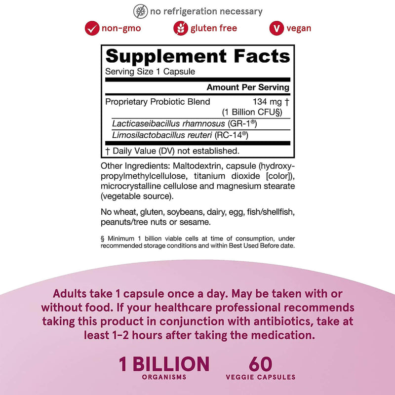 CLEARANCE! Jarrow Formulas Women's Fem Dophilus 1 Billion Organisms Per Serving 60 Veggie Caps, BEST BY 07/2023 - DailyVita