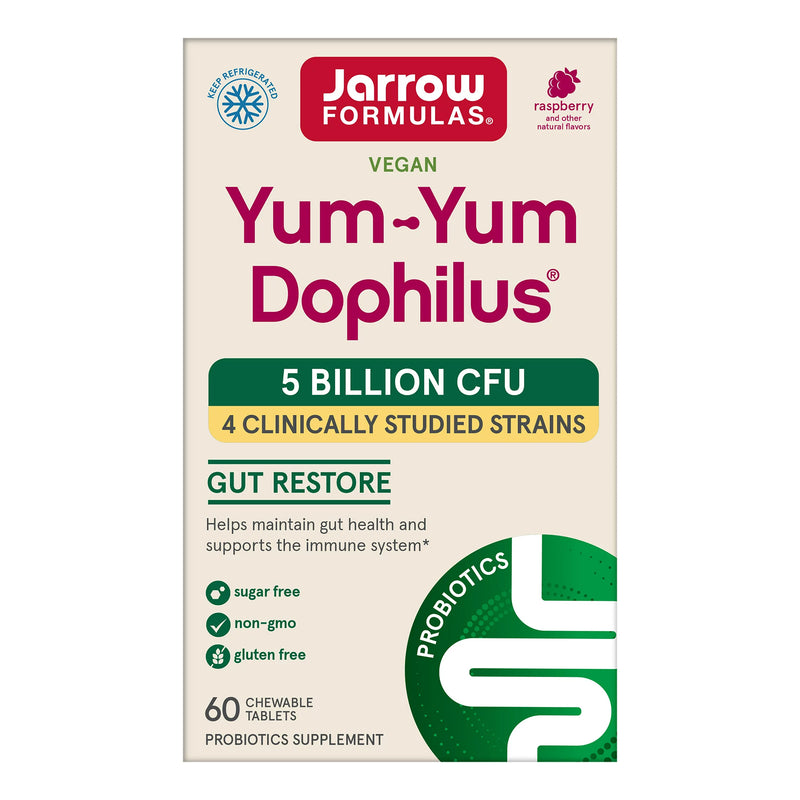 Jarrow Formulas Yum-Yum Dophilus 5 Billion Organisms Per Lozenge 60 Lozenges - DailyVita