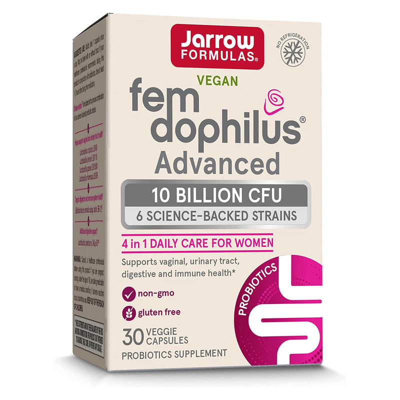 CLEARANCE! Jarrow Formulas Fem-Dophilus Advanced Care - Refrigerated - 30 Counts, BEST BY 06/2024 - DailyVita