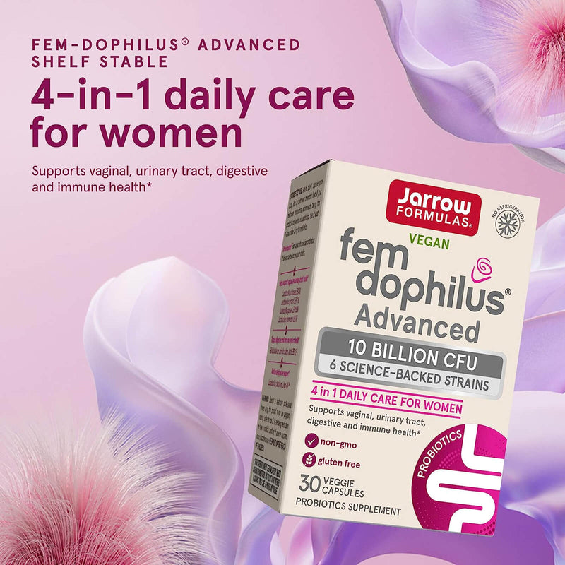 CLEARANCE! Jarrow Formulas Fem-Dophilus Advanced Care - Refrigerated - 30 Counts, BEST BY 06/2024 - DailyVita
