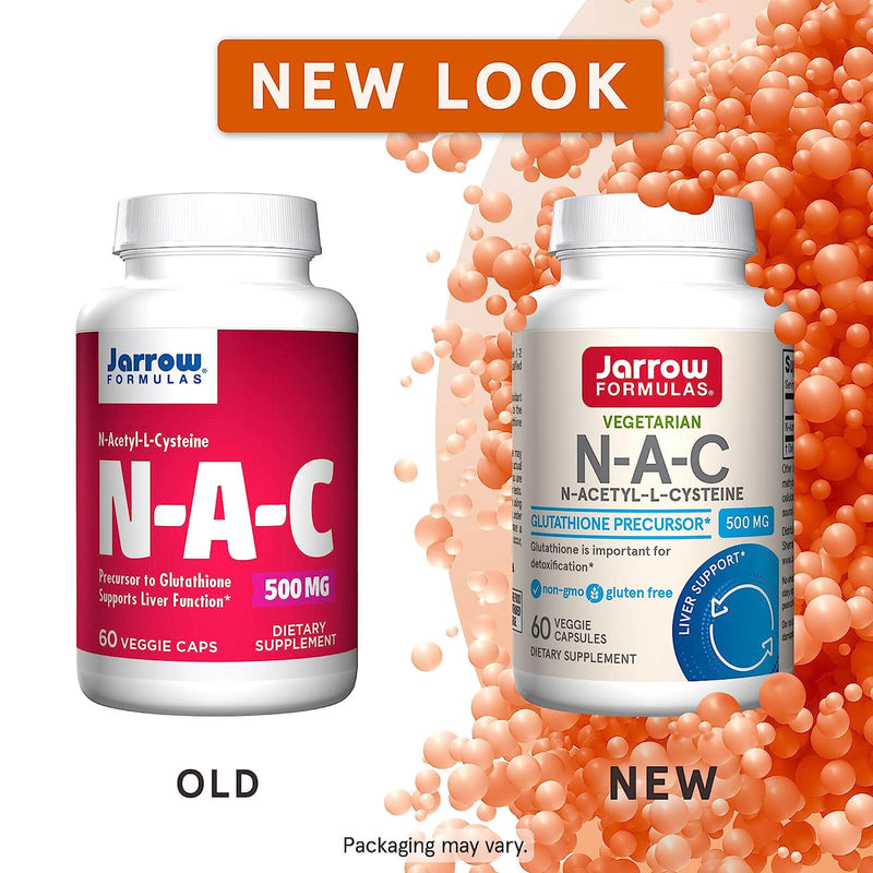 CLEARANCE! Jarrow Formulas N-Acetyl-L-Cysteine NAC 500 mg 60 Veggie Caps, BEST BY 07/2024 - DailyVita
