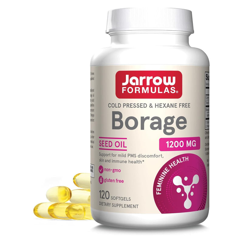 Jarrow Formulas Borage GLA-240 1200 mg 120 Softgels - DailyVita