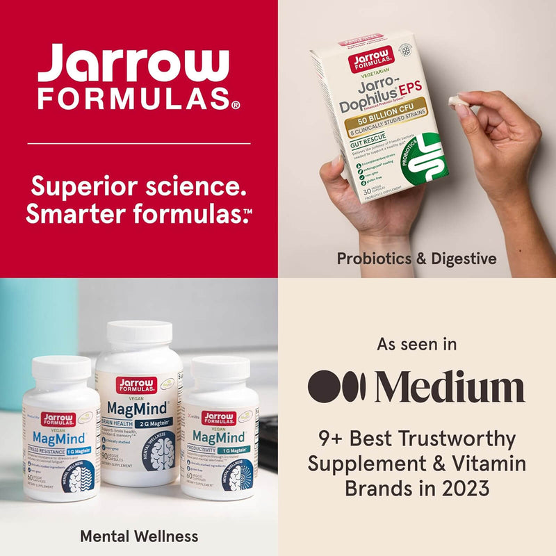 Jarrow Formulas 锌平衡100素食帽