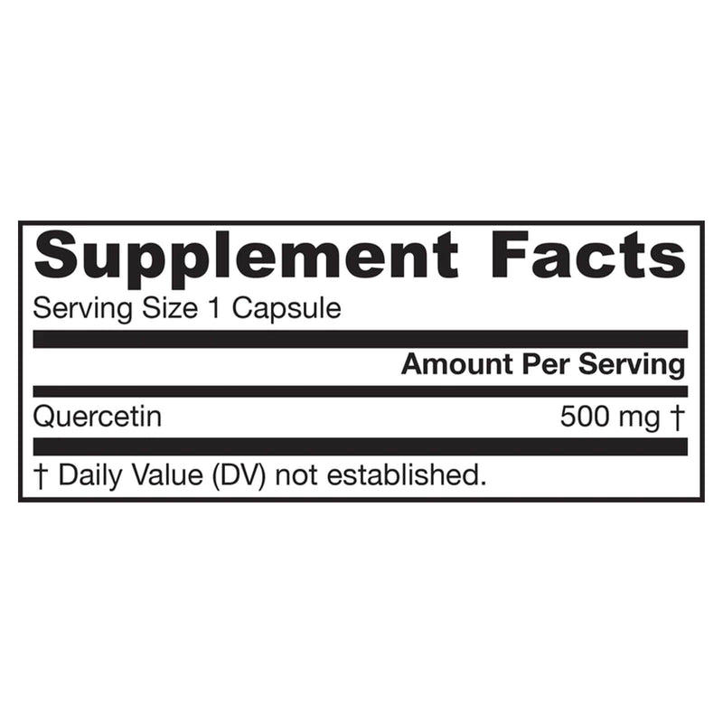 CLEARANCE! Jarrow Formulas Quercetin 500 mg 100 Veggie Caps, BEST BY 04/2025