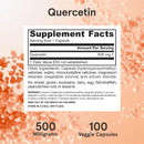 Jarrow Formulas 槲皮素500毫克100蔬菜帽