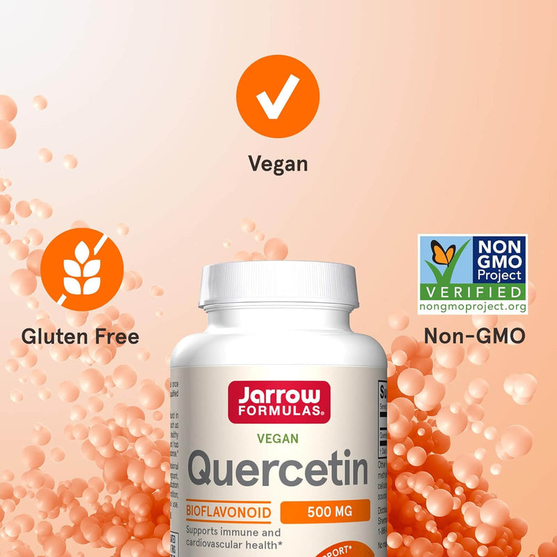 Jarrow Formulas Quercetin 500 mg 30 Veggie Caps - DailyVita