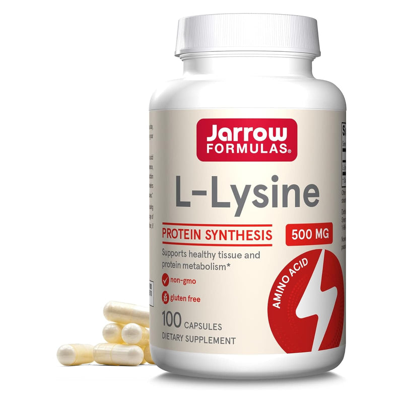 Jarrow Formulas L-Lysine 500 mg 100 Capsules - DailyVita
